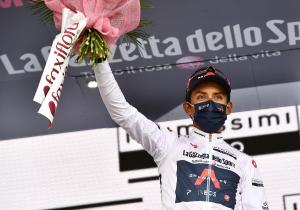 El colombiano Egan Bernal, ganador del Giro de Italia 2021
