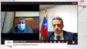 Embajador Scull expuso situación de DDHH en Venezuela en la Comisión de Relaciones Exteriores del Congreso del Perú