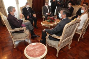 Leopoldo López en reunión con Guillermo Lasso habló sobre regularización de venezolanos en Ecuador