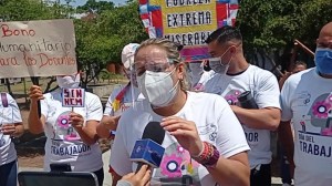 Marcharon hasta la OEA en protesta por condiciones inhumanas de trabajadores venezolanos (Fotos)