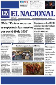 Portadas de este miércoles 26 de mayo de 2021