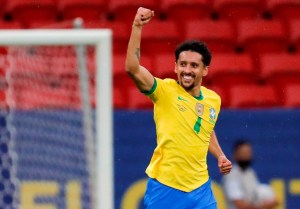 Marquinhos marcó el primer gol de Brasil contra la Vinotinto en Copa América (Video)