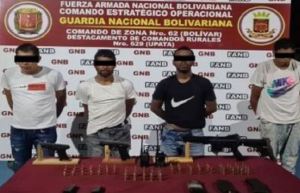 Fue desmantelada la banda “El Ciego” con armas de guerra en Bolívar