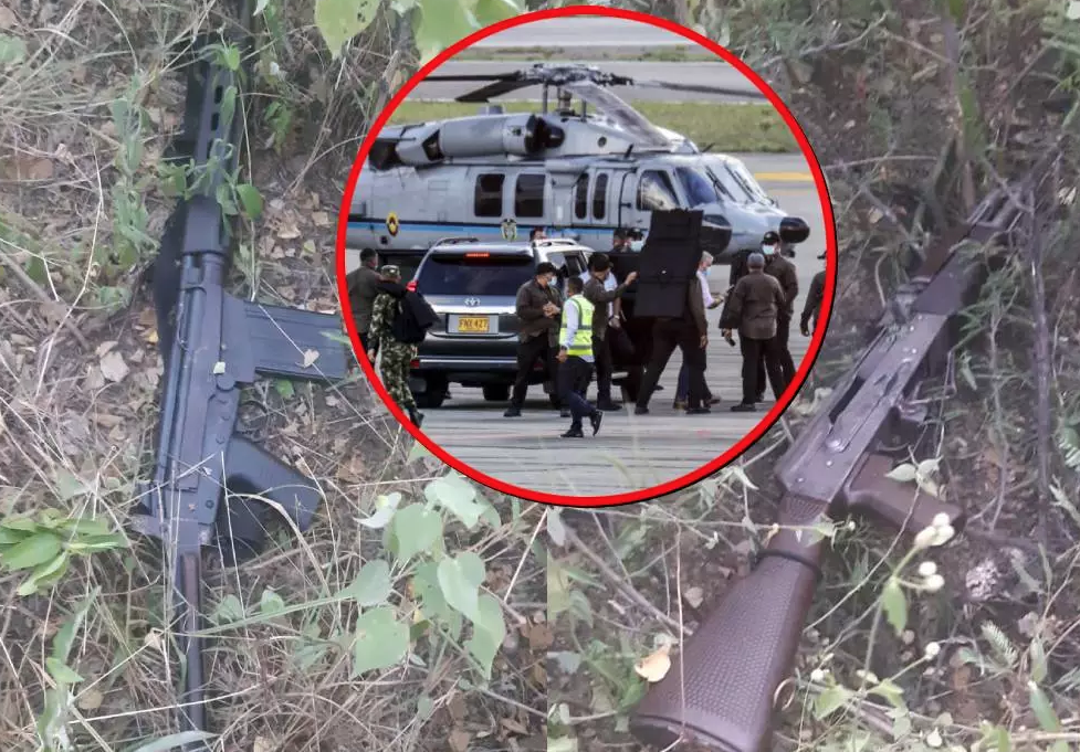 Atentado contra Iván Duque: Policía revela FOTOS de los fusiles con los que se cometió el ataque