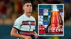 La “venganza” viral de Coca-Cola tras la eliminación de Cristiano Ronaldo (Video)