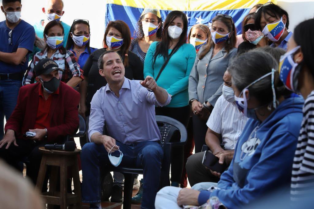 Guaidó reitera en fortalecer la presión de los venezolanos contra el régimen de Maduro