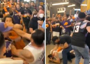 Indignación en la NBA: Fanáticos de Clippers y Suns desataron una batalla campal (Video)
