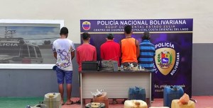 Detenidos cinco sujetos por hurto y extracción de gasolina en el estado Zulia