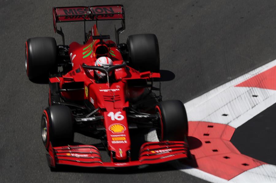 Formula1: Novena “pole position” para Leclerc quién saldrá primero en el Gran Premio de Azerbaiyán