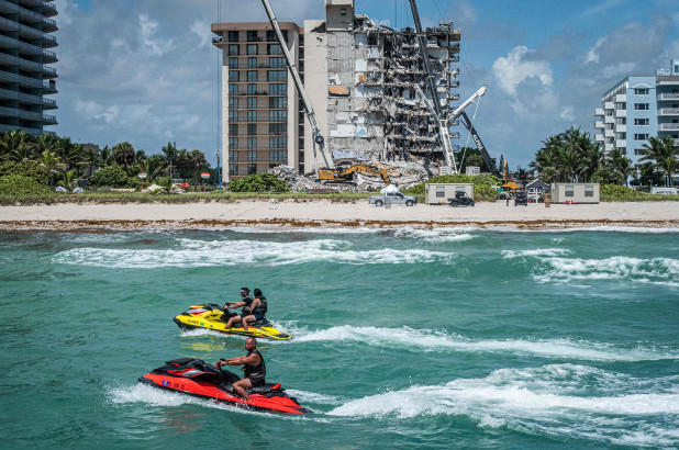 Miami Beach declaró estado de emergencia por colapso de edificio residencial