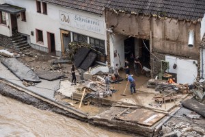 En imágenes: Los destrozos causados por el temporal en Alemania cuyas inundaciones arrasó con varias viviendas