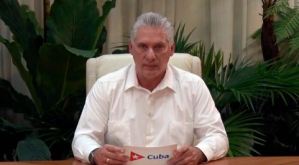 Díaz-Canel prometió represión y llamó a combatir a los cubanos que protestan