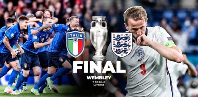 Inglaterra-Italia, una final de Eurocopa imperial en Wembley