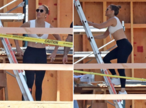 Pillan a Jennifer López en modo “constructora”  y vas a querer montarle la platabanda cuando la veas  (FOTOS)