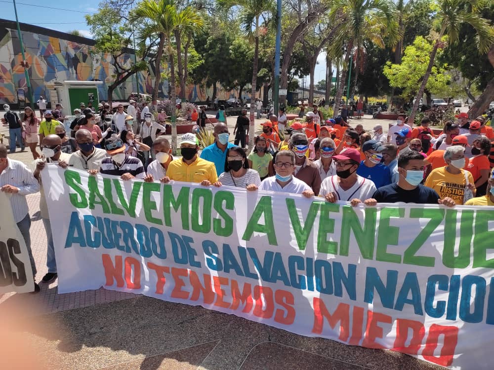 Frente Amplio Venezuela Libre toma las calles para rechazar la persecución política