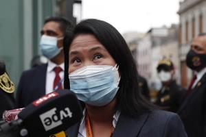 Keiko Fujimori a la espera de un polémico juicio en medio de la crisis política peruana