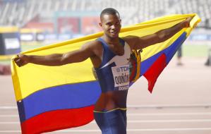 El velocista ecuatoriano Álex Quiñónez, suspendido un año por dopaje