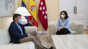 Presidenta de la Comunidad de Madrid analizó la crisis venezolana con Leopoldo López