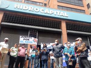 Protestaron en Hidrocapital por cierre técnico que ha dejado al 37% de Caracas sin agua