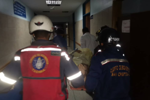 Paciente contagiado se lanzó del piso 4 en el Hospital Central de San Cristóbal
