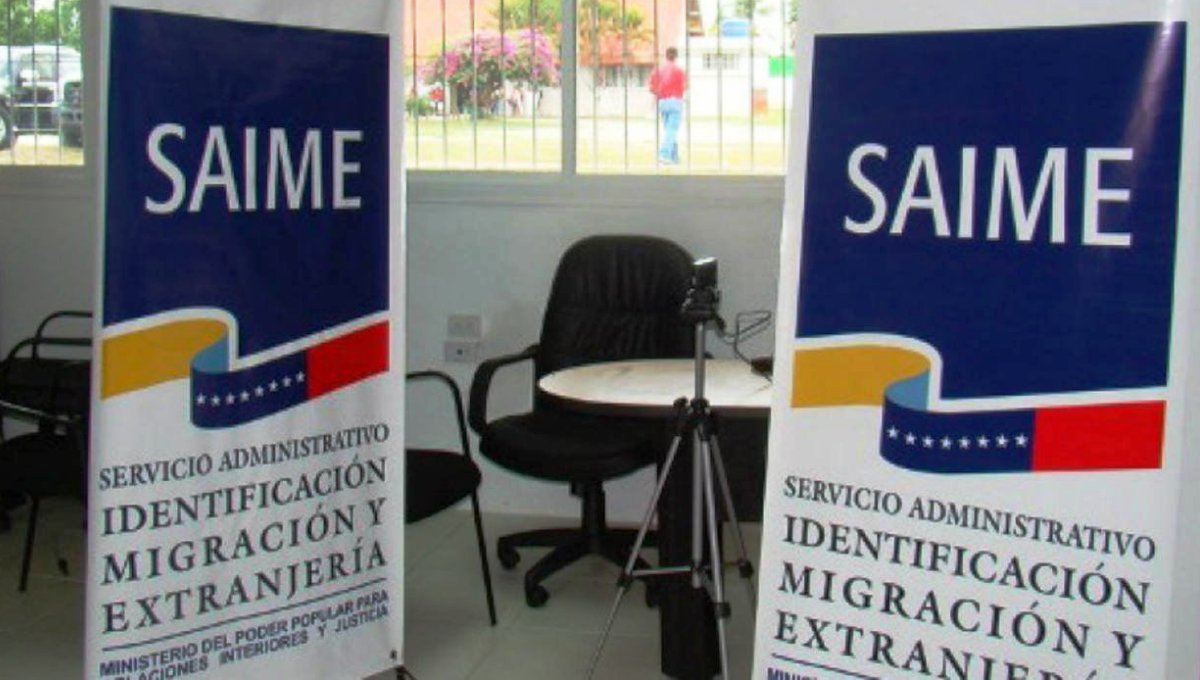 El Saime informó que sus oficinas no estarán prestando servicio este #5Jul en conmemoración de la Independencia de Venezuela