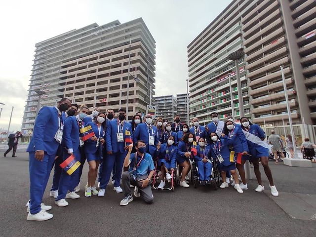 EN FOTOS: La delegación venezolana, lista para desfilar en la apertura de los Juegos Paralímpicos en Tokio