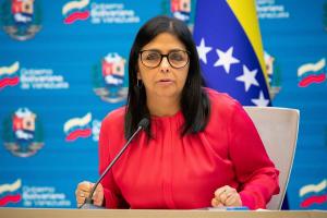 Delcy Rodríguez califica de “barbarie” el pedido de Guyana para bloquear el referéndum sobre el Esequibo