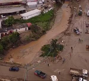 Buscan en Caracas a hombres arrastrados por el río San Pedro en Los Teques