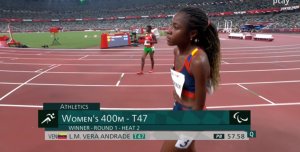 ¡Grande! La venezolana Lisbeli Vera se clasifica a la final de los 400 metros del atletismo paralímpico