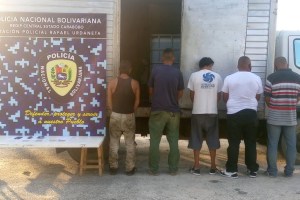 Detienen a cinco sujetos con 2.000 litros de gasoil en Carabobo
