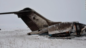 Un avión militar de Afganistán se estrelló en Uzbekistán