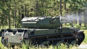 El ejército de EEUU somete a prueba con munición real un tanque robótico