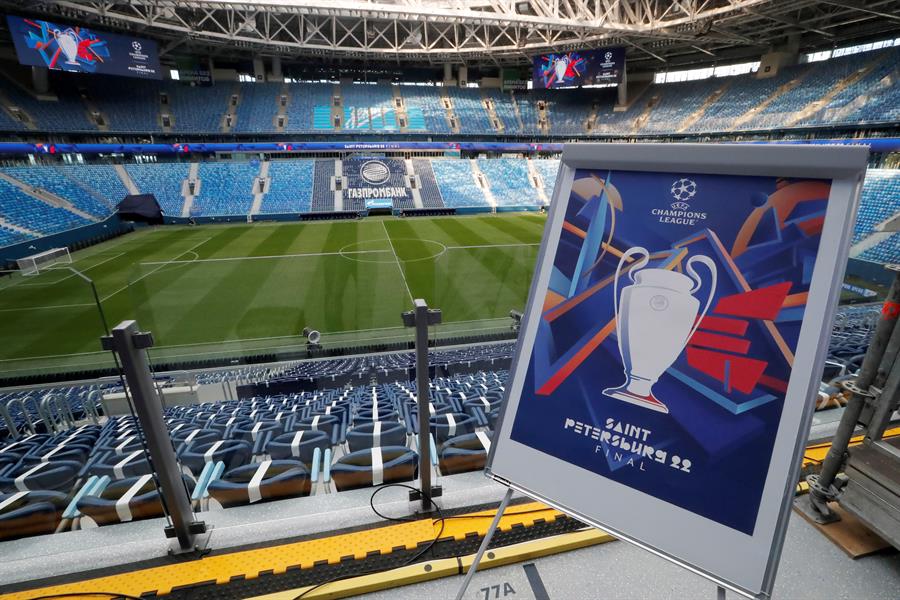 La Uefa presenta el logo de la final de la “Champions” en San Petersburgo (FOTOS)