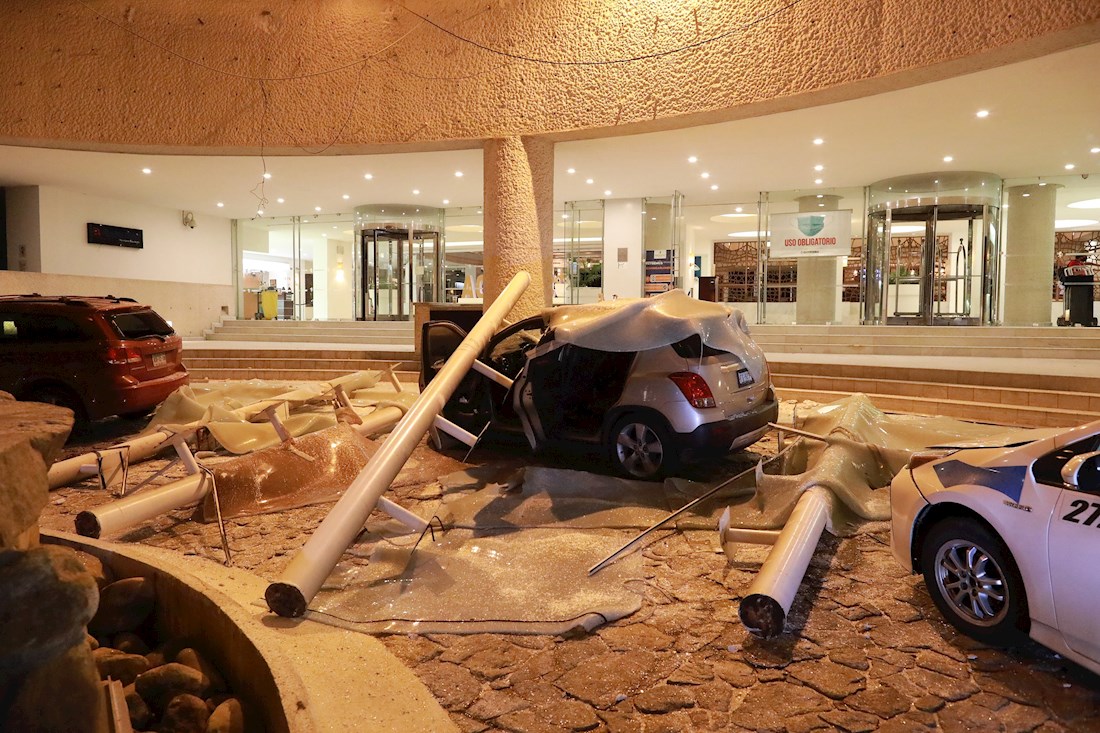 EN IMÁGENES: Fuerte sismo de magnitud 7,1 sacudió la noche en Ciudad de México este #7Sep