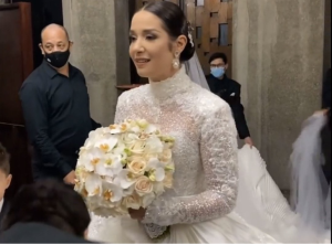 ¡Enhorabuena! Así fue la boda eclesiástica de Daniela Alvarado y José Manuel Suárez (VIDEO)