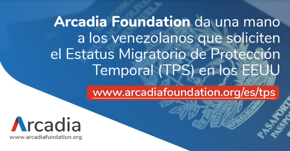 Fundación Arcadia: Hijos de venezolanos nacidos en el exterior pueden optar al TPS en los EE.UU.