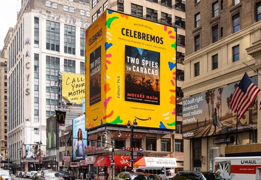 Amazon promocionó en Nueva York el libro “Dos espías en Caracas” de Moisés Naím (FOTO)