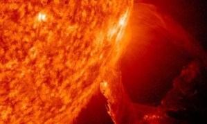 Una fuerte erupción solar impactó en la Tierra esta semana