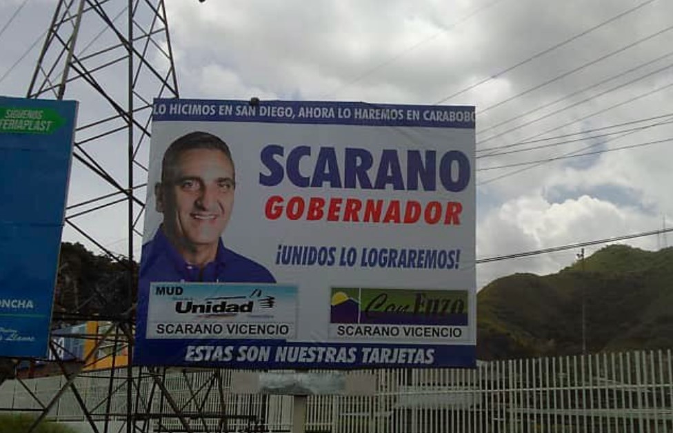 Scarano es el candidato unitario en Carabobo 