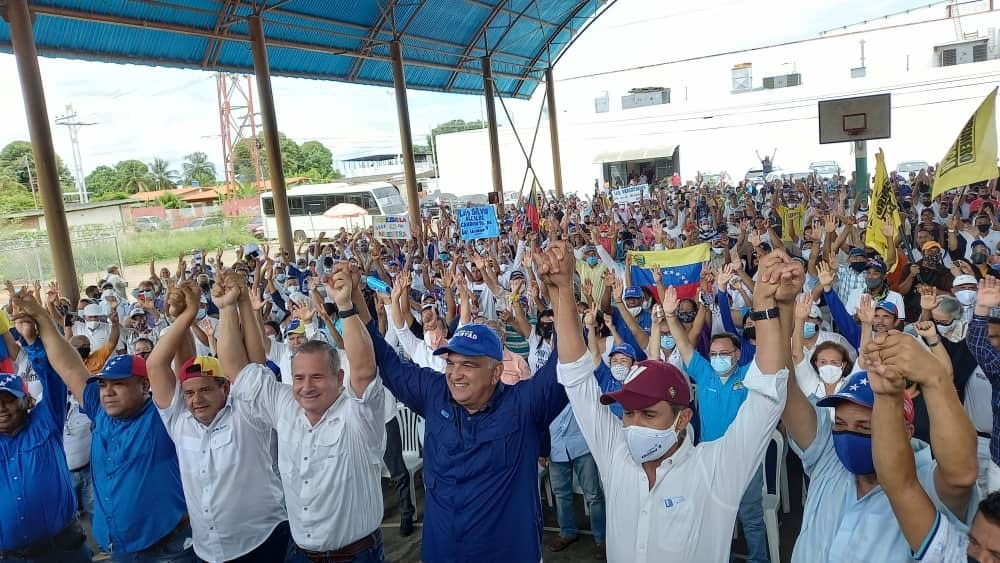 Ciudad Bolívar se desbordó en apoyo a la candidatura de Raúl Yusef