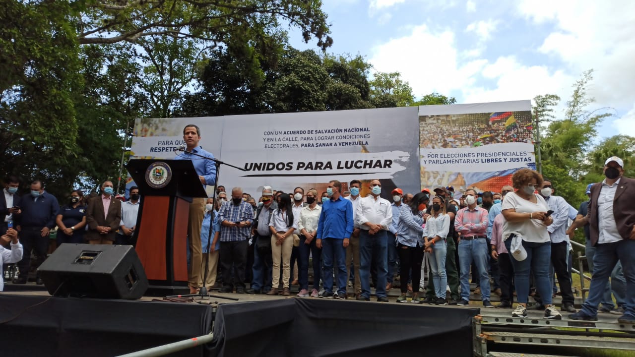 Guaidó anunció que recorrerá el país en reclamo por condiciones electorales: Vamos a levantar y agitar este país