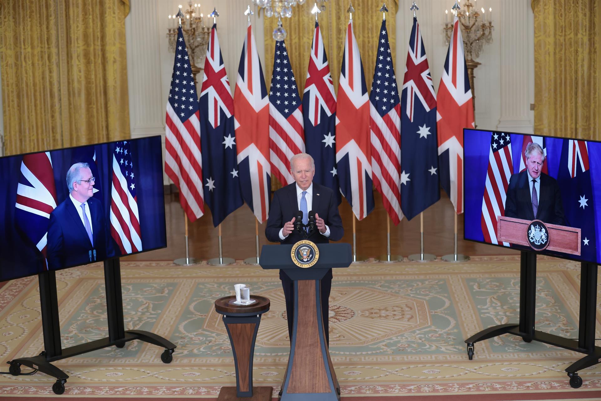 EEUU, Reino Unido y Australia plantan cara a China con ambicioso pacto de defensa