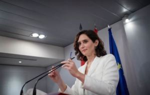 Díaz Ayuso, nueva presidenta del PP de Madrid con el 99,12% de los votos