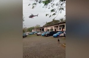 El impresionante secuestro de un helicóptero en Brasil para sacar a un preso de una cárcel de máxima seguridad (VIDEO)