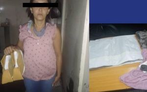 Detuvieron a una mujer por hurto y agresiones en una tienda de Altamira (Video)