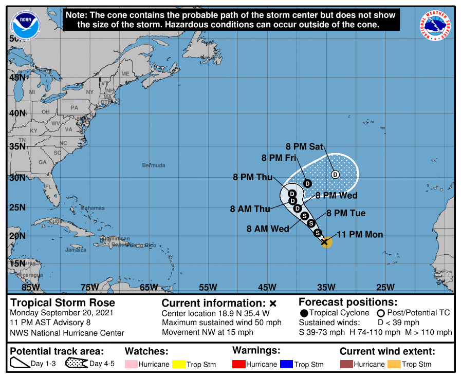 Se forma otra depresión tropical en el Atlántico; podría convertirse en la tormenta Sam