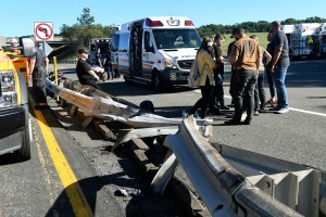 Brutal accidente de autobús dejó al menos 32 heridos en Pensilvania