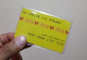 Tarjetas del transporte argentino se convierten en tickets del Metro de Caracas por una noble causa