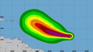 Sam se transformó en el séptimo huracán que pasa por el Atlántico durante 2021