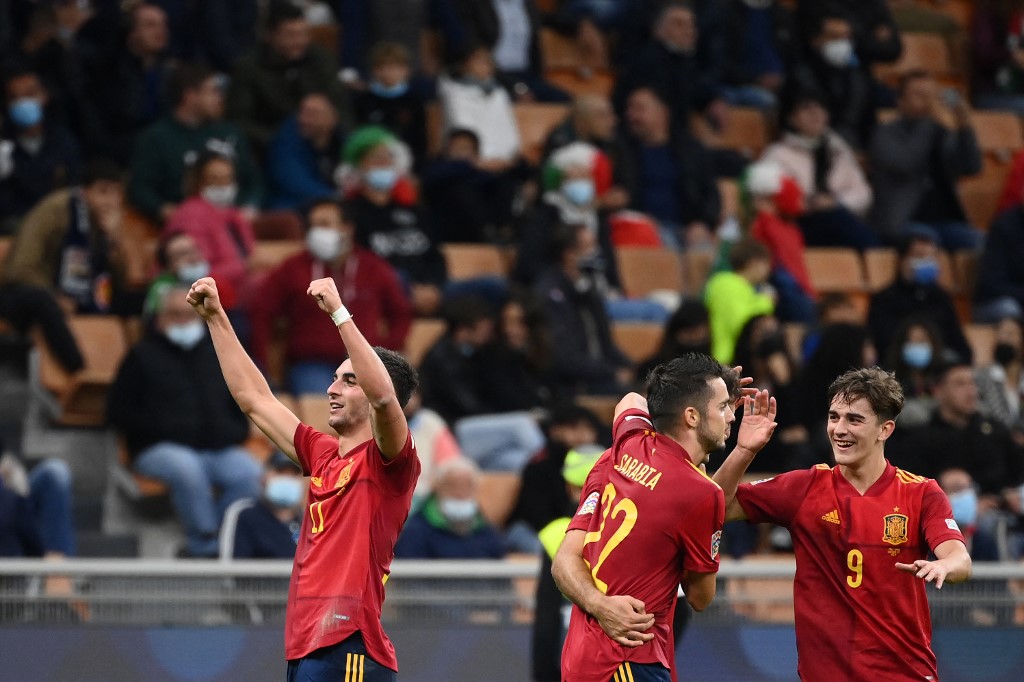 España se cobró su revancha ante Italia en la Liga de Naciones